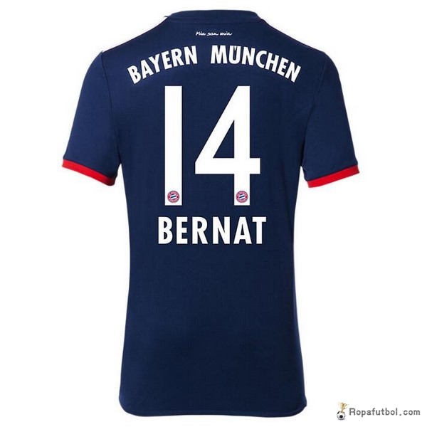 Camiseta Bayern de Múnich Replica Segunda Ropa Bernat 2017/18